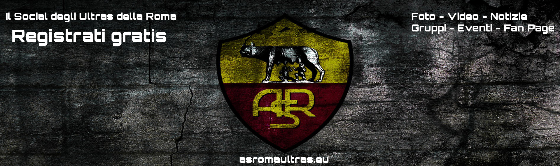 bannernostro2copia Benvenuto a Il Social Network dei tifosi dell' As Roma Il social netwkork dei tifosi dell' as roma, notizie, foto, video, eventi , ticket as roma, calcio mercato, la rosa della as roma, radio, dove vedere la roma in tv , calcio mercato roma e tanto altro ancora