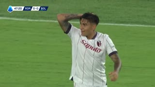 Roma - Bologna 1 - 0 gli Highligts - con cronaca e commento.